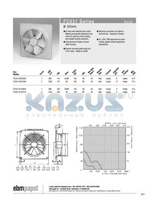 FC031-6/205405 datasheet - AXIAL