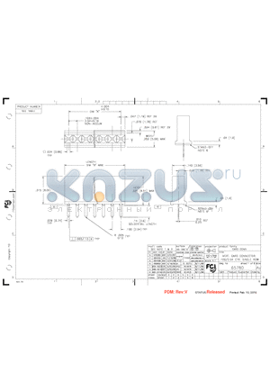 65780-002 datasheet - HOUSING MATERIAL: FILLED POLYESTER