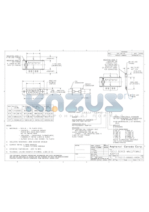 FCC17-A15AD-31OG datasheet - FCC17 SERIES MALE / FEMALE ADAPTER