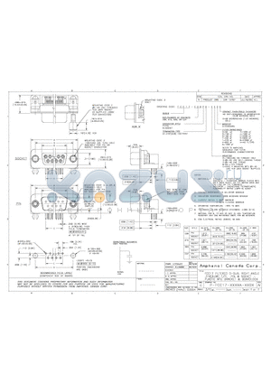 FCC17-A15PA-2B0G datasheet - FCC 17 FILTERED D-SUB, RIGHT ANGLE .318[8.08] F/P, PIN & SOCKET - PLASTIC MTG BRACKET & BOARDLOCK