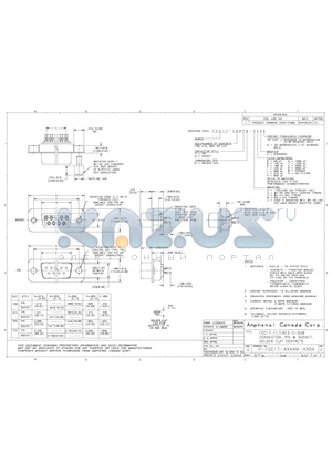 FCC17-A15PM-3D0G datasheet - FCC 17 FILTERED D-SUB CONNECTOR, PIN & SOCKET, SOLDER CUP CONTACTS