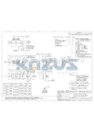 FCC17-A15SM-4F0G datasheet - FCC 17 FILTERED D-SUB CONNECTOR, PIN & SOCKET, SOLDER CUP CONTACTS