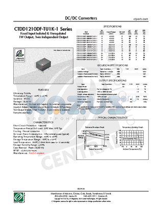 CTDD1210DF-241515-TU1K-1 datasheet - DC/DC Converters