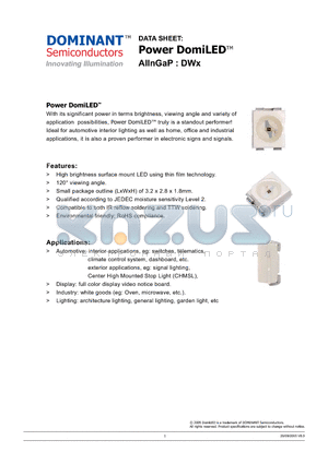 DWA-SJS-U1 datasheet - Power LED