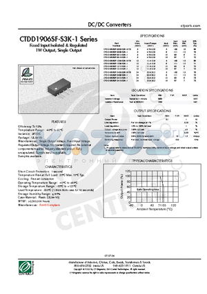 CTDD1906SF-2415-S3K-1 datasheet - DC/DC Converters