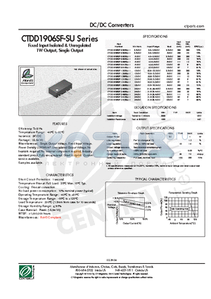 CTDD1906SF-SU datasheet - DC/DC Converters