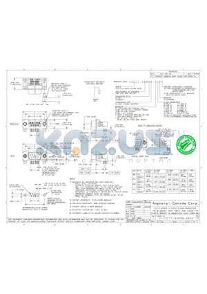 FCE17-B25PB-4B0G datasheet - FCEC17 SERIES D-SUB CONNECTOR, PIN & SOCKET, RIGHT ANGLE .405 [10.29] F/P, PLASTIC BRACKET & BOARDLOCK , RoHS COMPLIANT