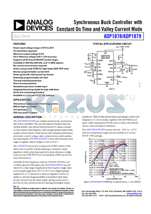 ADP1879-1.0-EVALZ datasheet - Synchronous Buck Controller