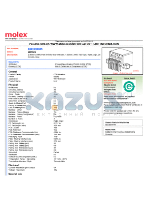 68145-2825 datasheet - 2.50mm (.098