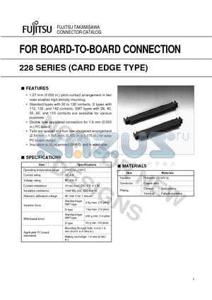 FCN-228J050-G/0S datasheet - CONNECTOR