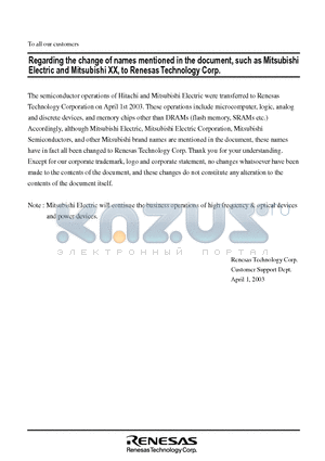 M30302M8L-XXXFP datasheet - SINGLE-CHIP 16-BIT CMOS MICROCOMPUTER