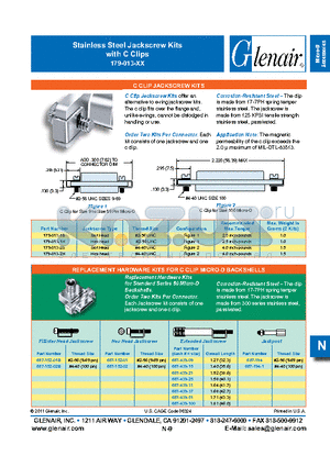 687-152-01B datasheet - Stainless Steel Jackscrew Kits