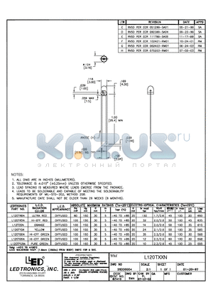 L120TXXN datasheet - L120TXXN