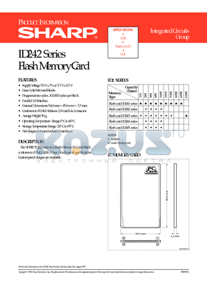 ID241 datasheet - Flash Memory Card