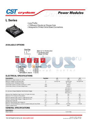 L351 datasheet - Power Modules