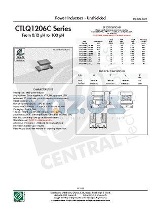 CTLQ1206C-220K datasheet - Power Inductors - Unshielded