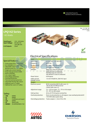 LPQ142 datasheet - Active power factor correction