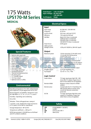 LPS174-M datasheet - 175 Watts