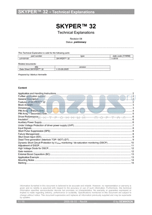 L6100100 datasheet - SKYPER32 - TECHNICAL EXPLANATIONS