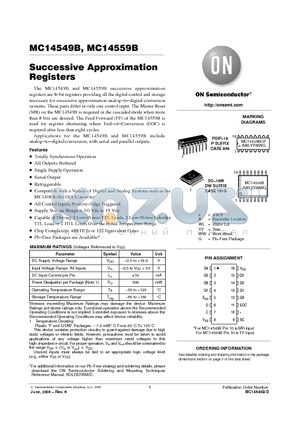 MC14549B datasheet - Successive Approximation Registers