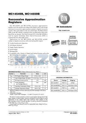MC14549BDWR2 datasheet - Successive Approximation Registers