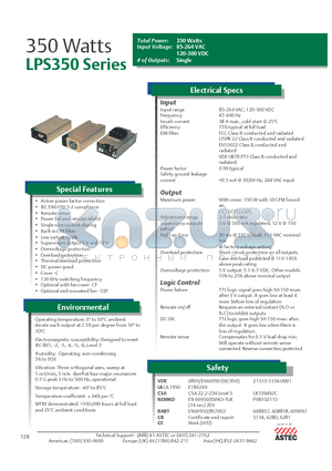 LPS353-C datasheet - 350 Watts