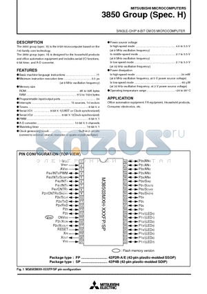 M37516RSS datasheet - SINGLE-CHIP 8-BIT CMOS MICROCOMPUTER