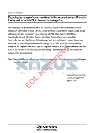 M37702M2LXXXGP datasheet - SINGLE-CHIP 16-BIT CMOS MICROCOMPUTER