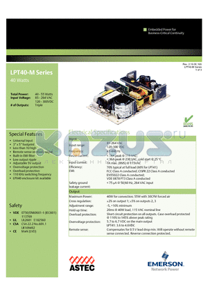 LPT41 datasheet - Universal input