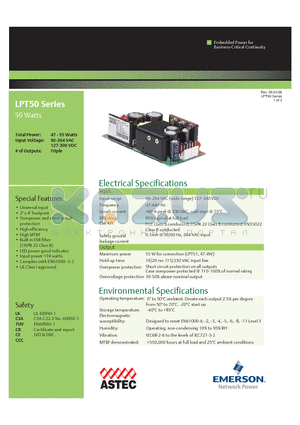 LPT50 datasheet - 50 Watts