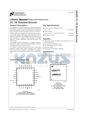 LQA28A datasheet - 3V, 1W Boosted Boomer