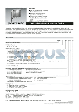 7032-06-BDF-P03 datasheet - Network Interface Device