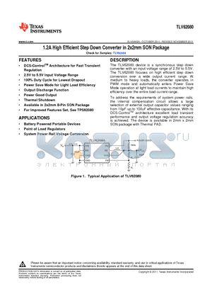 LQH3NPN1R0NJ0 datasheet - 1.2A High Efficient Step Down Converter in 2x2mm SON Package