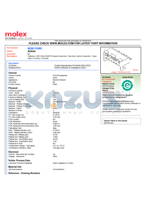 AE-3215-HR9AC datasheet - 3.96mm (.156