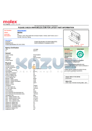 AE-6410-09A501 datasheet - 2.54mm (.100