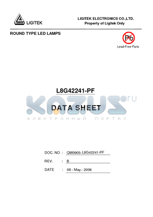 L8G42241-PF datasheet - ROUND TYPE LED LAMPS