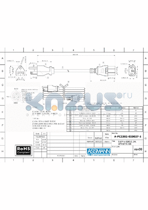 AE10724 datasheet - 5-15P TO 320C13