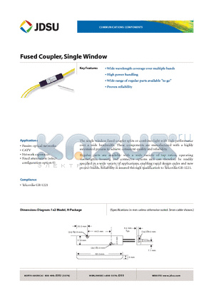 FFC-33S datasheet - Fused Coupler, Single Window