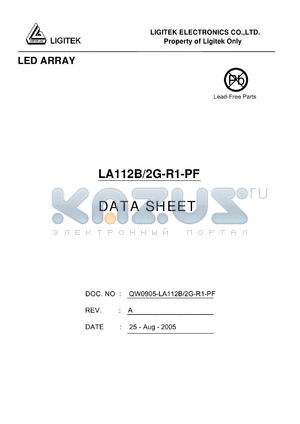 LA112B-2G-R1-PF datasheet - LED ARRAY