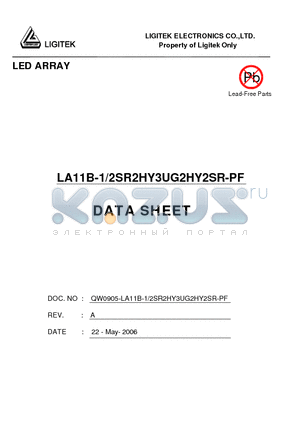 LA11B-1 datasheet - LED ARRAY