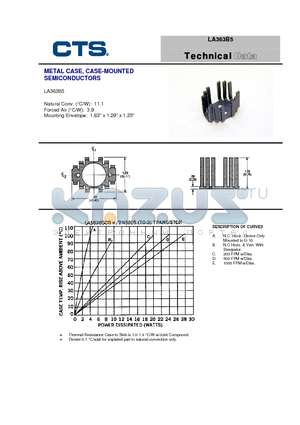 LA363B5 datasheet - METAL CASE, CASE-MOUNTED SEMICONDUCTORS