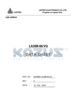 LA38B-66-VG datasheet - LED ARRAY