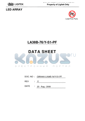 LA38B-76-Y-S1-PF datasheet - LED ARRAY