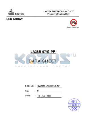 LA38B-97-G-PF datasheet - LED ARRAY