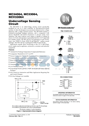 MC33064D-005 datasheet - UNDERVOLTAGE SENSING CIRCUIT