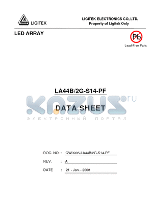 LA44B-2G-S14-PF datasheet - LED ARRAY