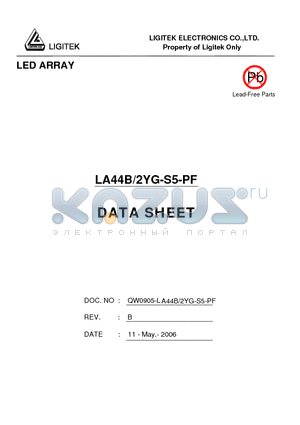 LA44B-2YG-S5-PF datasheet - LED ARRAY