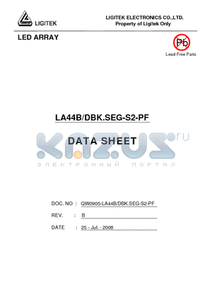 LA44B-DBK.SEG-S2-PF datasheet - LED ARRAY