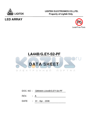 LA44B-G.EY-S2-PF datasheet - LED ARRAY