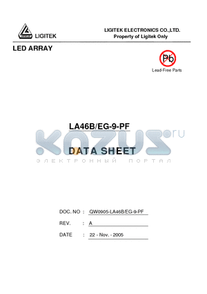 LA46B-EG-9-PF datasheet - LED ARRAY